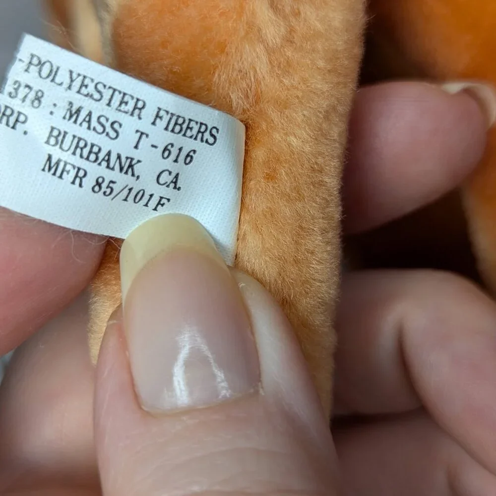 Vintage 1980s Disney Bambi & Dumbo Plush In Original Packaging with Tags 7